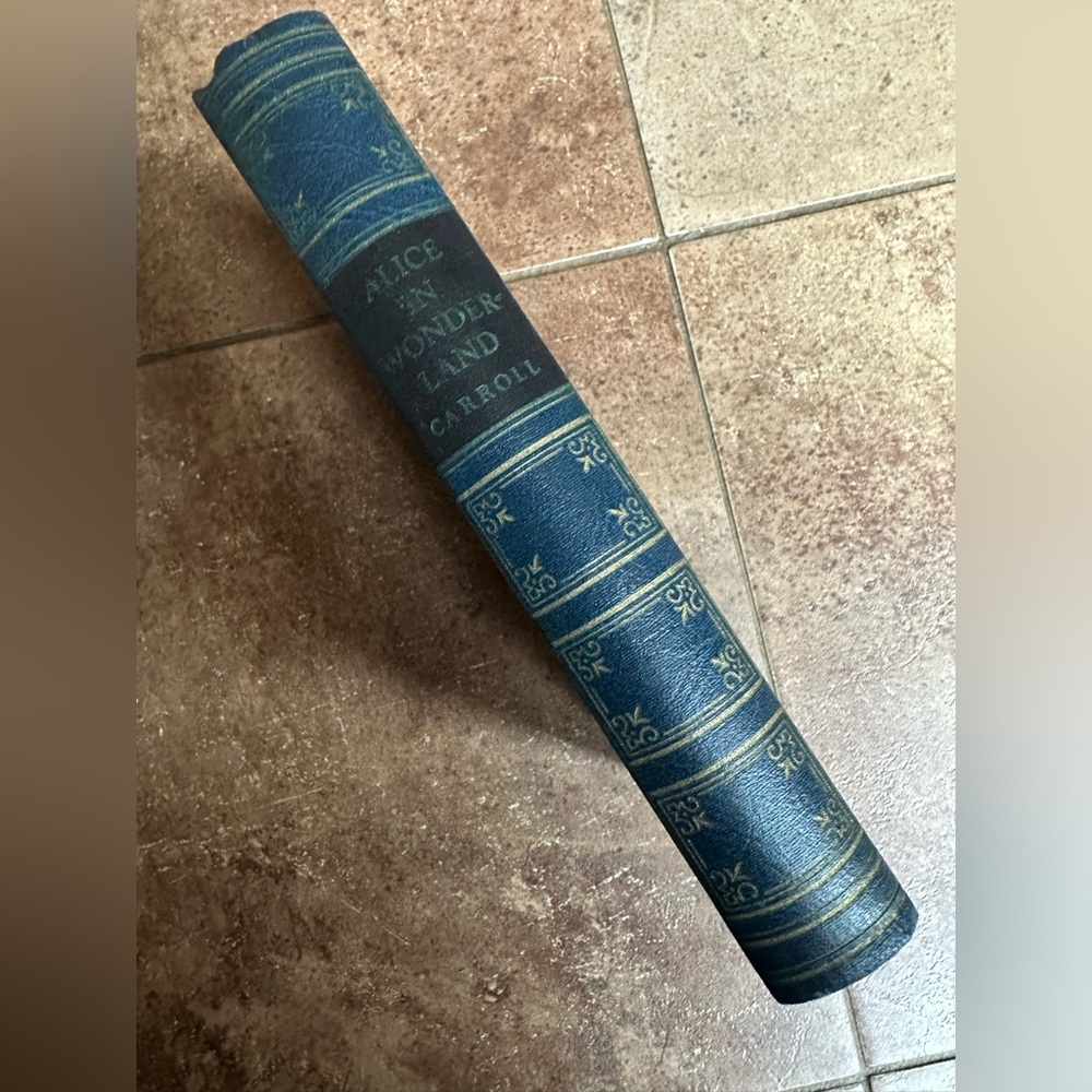 Vintage Alice’s Adventures in Wonderland hardcover book